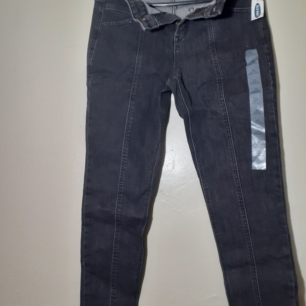 Old Navy Rock Star Dark Gray Super Skinny Jeans Brand New